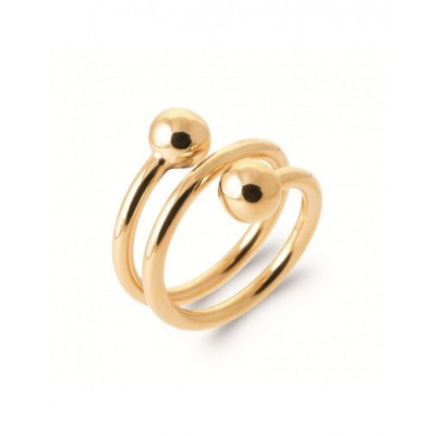 Bague Coque de Nacre Plaqué Or 750 2966800