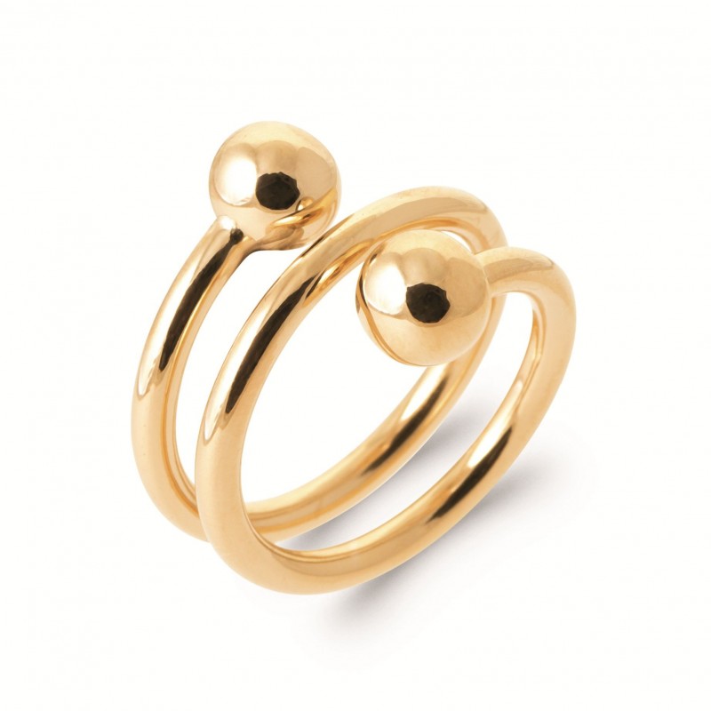Bague Coque de Nacre Plaqué Or 750 2966800