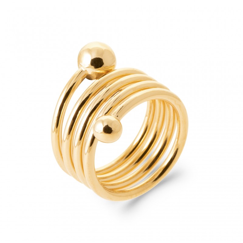 Bague Coque de Nacre Plaqué Or 750 2966700