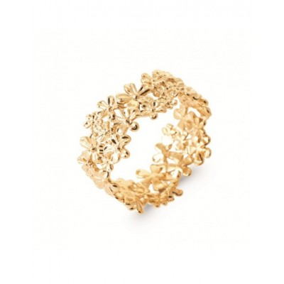 Bague Coque de Nacre Plaqué Or et pierre 2966500