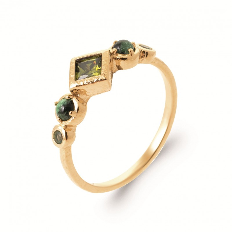 Bague Coque de Nacre Plaqué Or 750 2965650