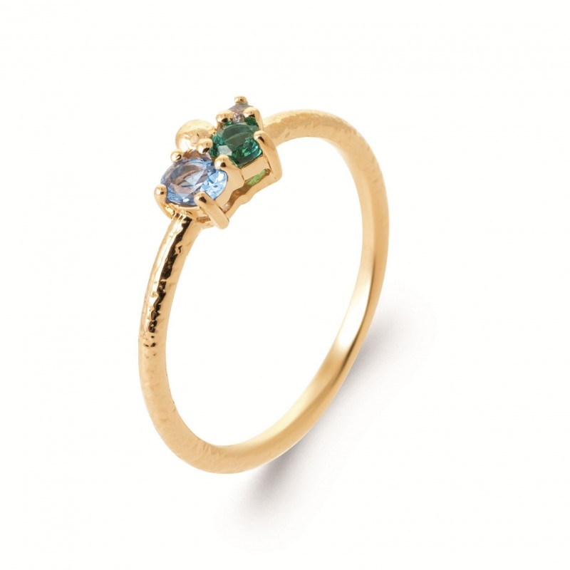 Bague Coque de Nacre Plaqué Or 750 2965505