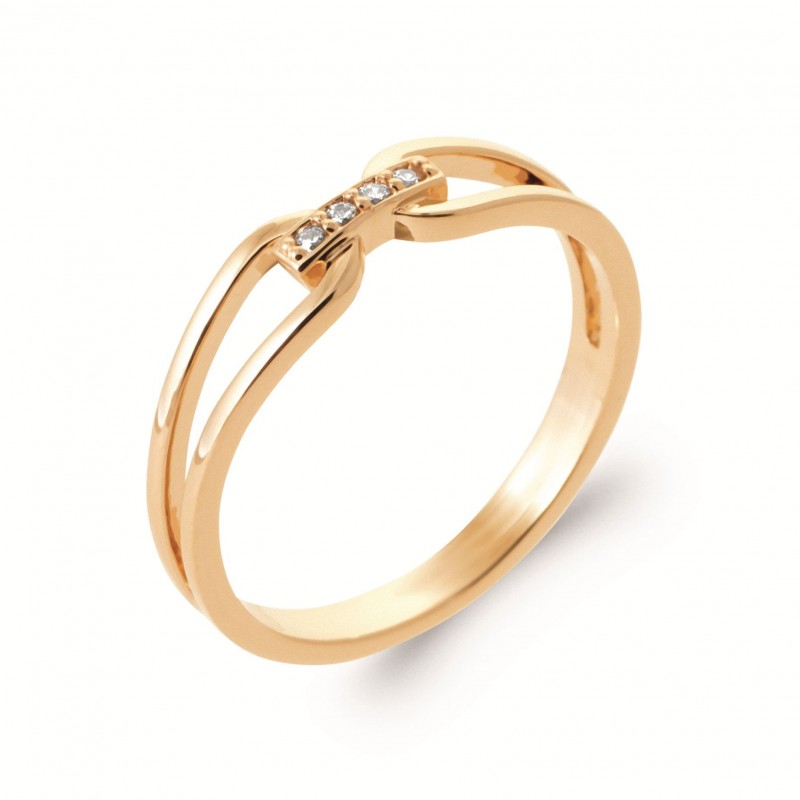Bague Coque de Nacre Plaqué Or 750 2964110