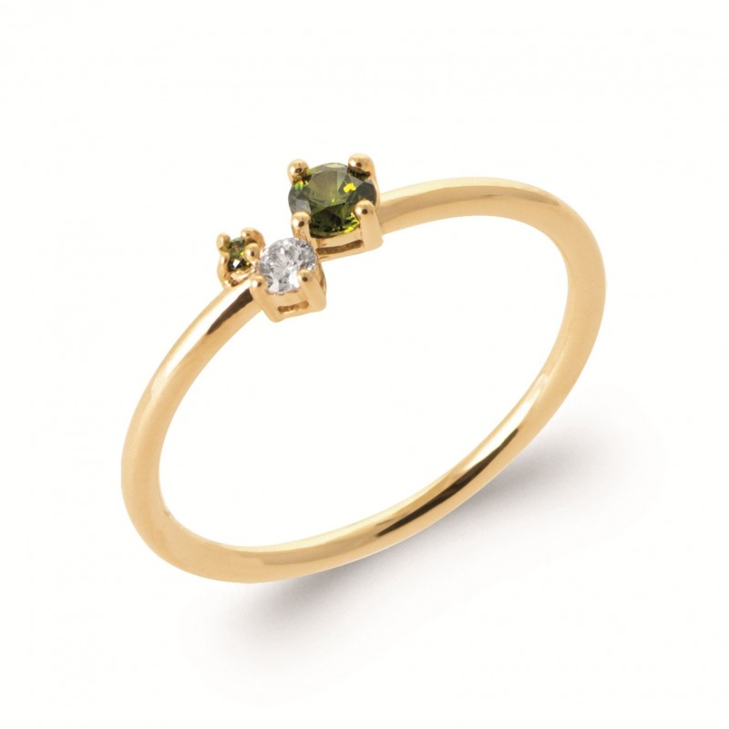 Bague Coque de Nacre Plaqué Or 750 2961550
