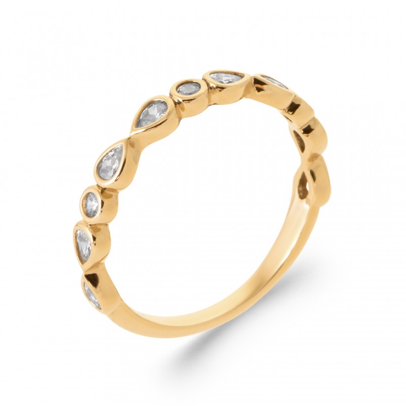Bague Coque de Nacre Plaqué Or 750 2957810