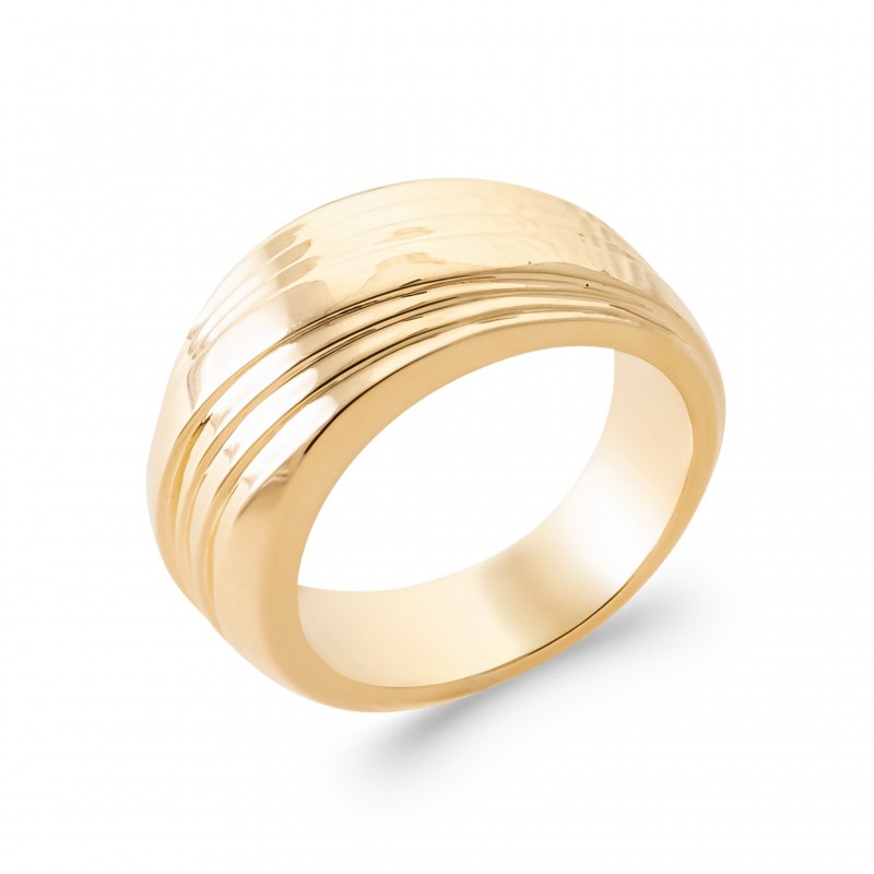 Bague Coque de Nacre Plaqué Or 750 2956100