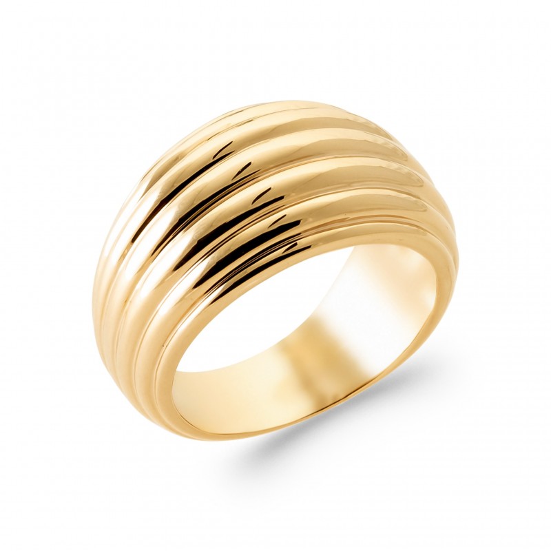 Bague Coque de Nacre Plaqué Or 750 2956000