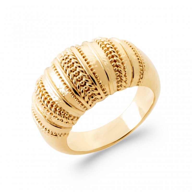Bague Coque de Nacre Plaqué Or 750 2955600