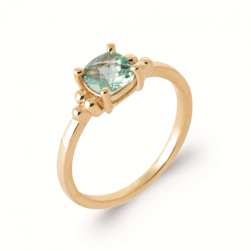 Bague Coque de Nacre Plaqué Or 750 2950750