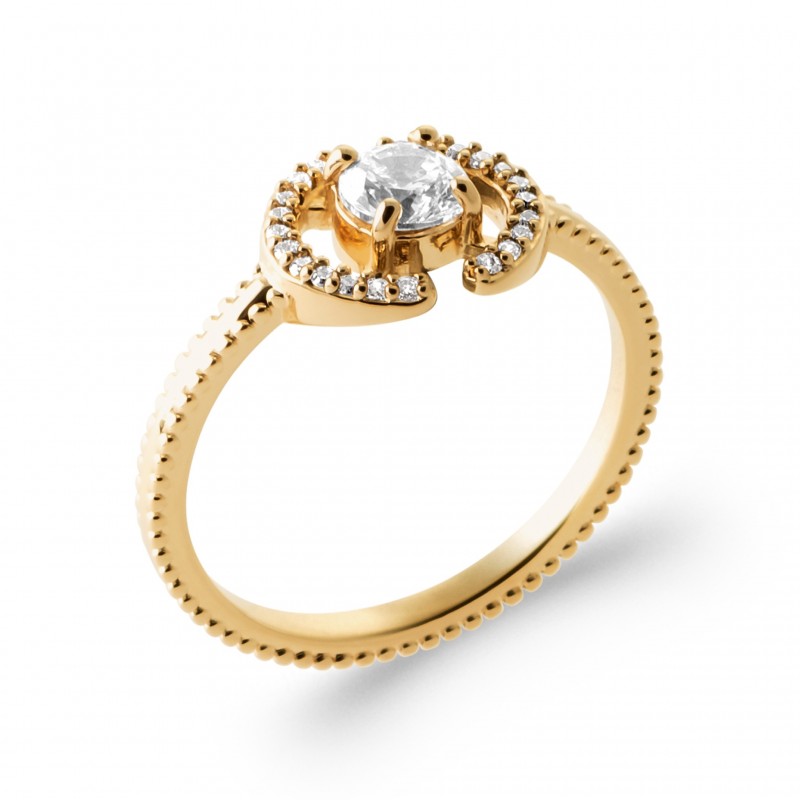 Bague Coque de Nacre Plaqué Or 750 2950510