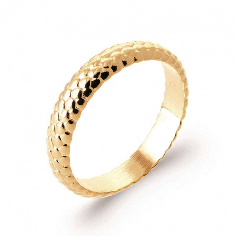 Bague Coque de Nacre Plaqué Or 750 2940200