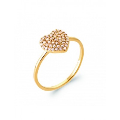 Bague Coque de Nacre Plaqué Or et pierre 2929210