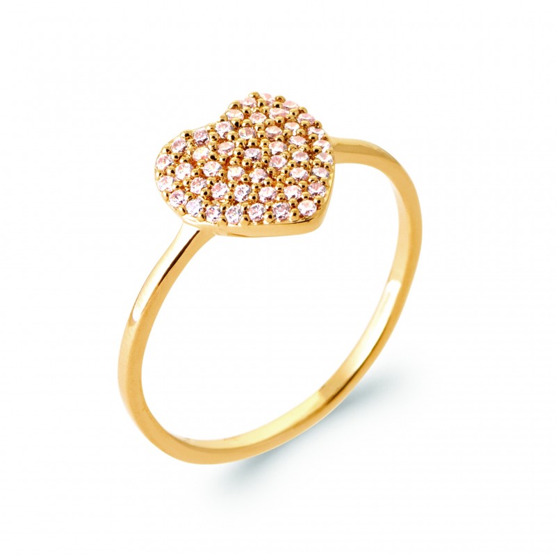 Bague Coque de Nacre Plaqué Or et pierre 2929210