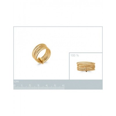 Bague Coque de Nacre Plaqué Or 2916600