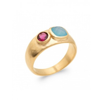 Bague Coque de Nacre Plaqué Or 750 2904805