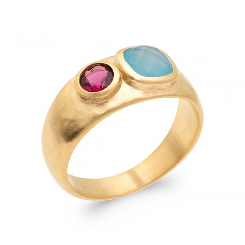Bague Coque de Nacre Plaqué Or 750 2904805