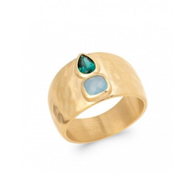 Bague Coque de Nacre Plaqué Or 750 2904505