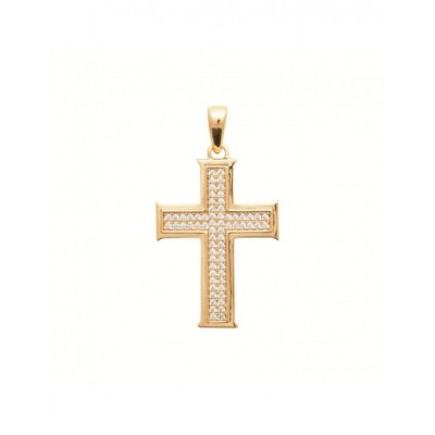 Pendentif Coque de Nacre Plaqué Or 750 et Oxydes de Zirconium 2778710