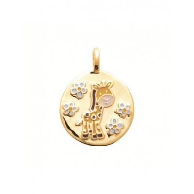 Pendentif Coque de Nacre Plaqué Or 750 laqué 2776300