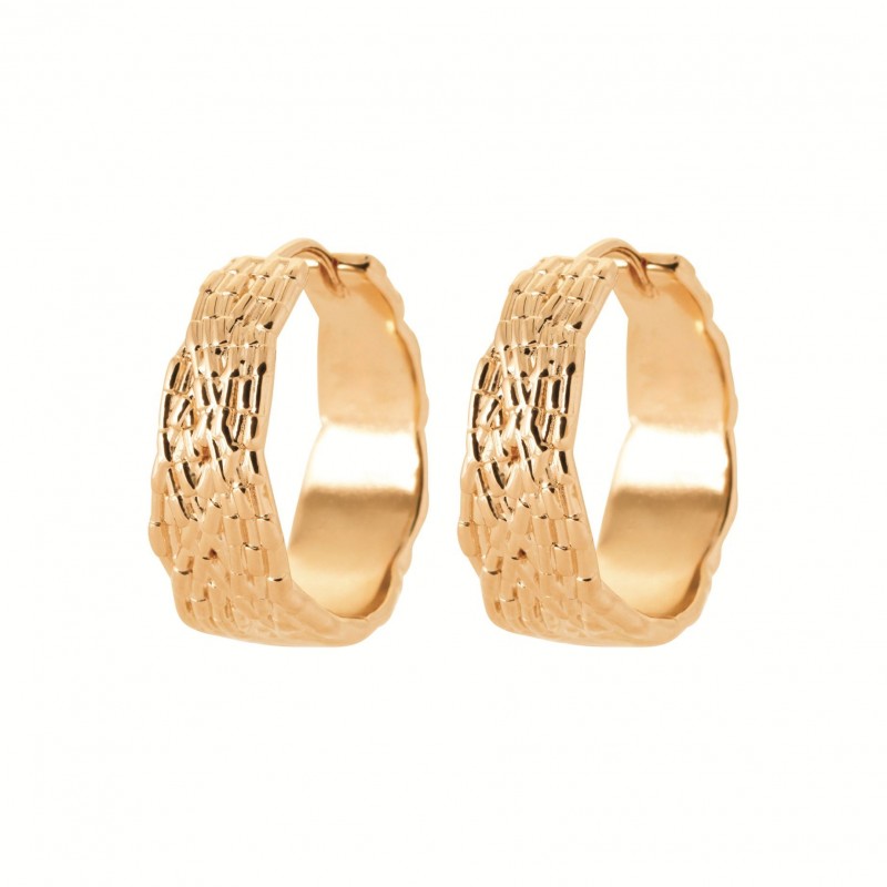 Boucles d'oreilles Coque de Nacre Plaqué Or 750 2670300