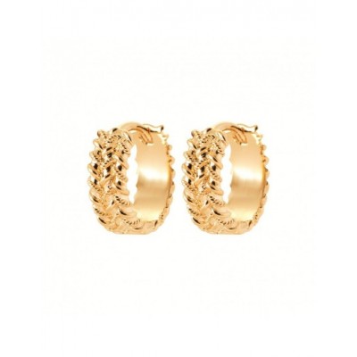 Boucles d'oreilles Coque de Nacre Plaqué Or 750 2669900