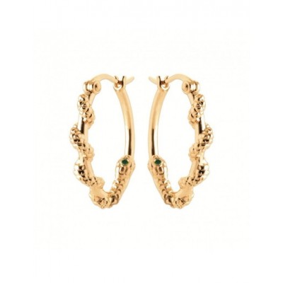 Boucles d'oreilles Coque de Nacre Plaqué Or 750 2669050