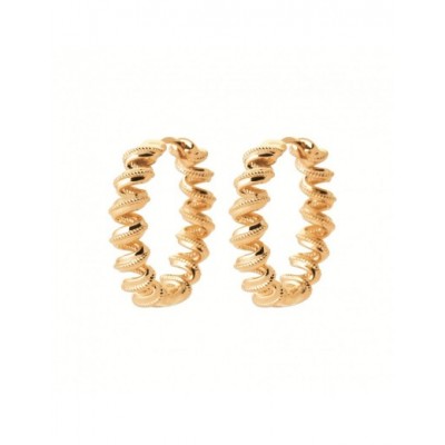 Boucles d'oreilles Coque de Nacre Plaqué Or 750 2664800