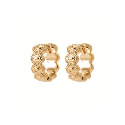 Boucles d'oreilles Coque de Nacre Plaqué Or 750 2664000