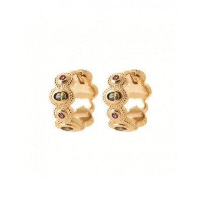 Boucles d'oreilles Coque de Nacre Plaqué Or 750 2663905
