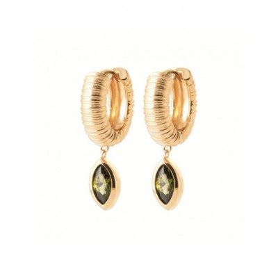 Boucles d'oreilles Coque de Nacre Plaqué Or 750 2663850