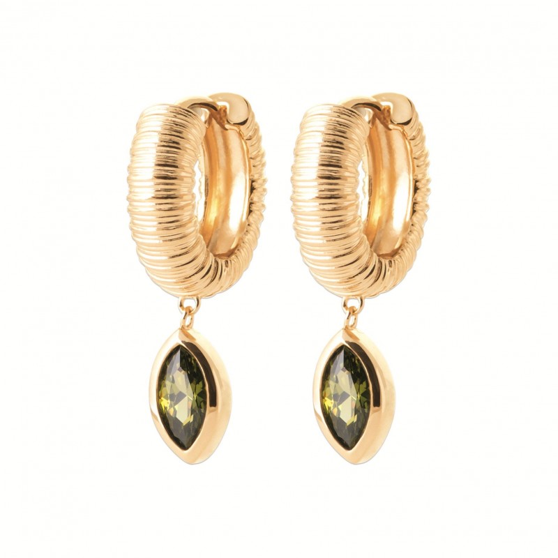 Boucles d'oreilles Coque de Nacre Plaqué Or 750 2663850