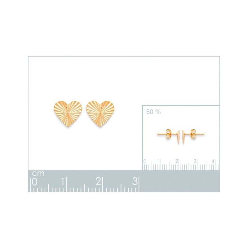 Boucles d'oreilles Coque de Nacre Plaqué Or 750 261057