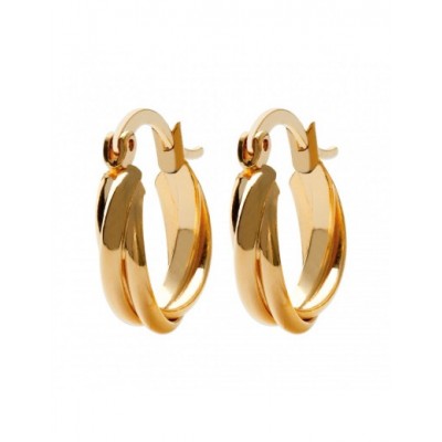 Boucles d'oreilles Coque de Nacre Plaqué Or 750 2609100