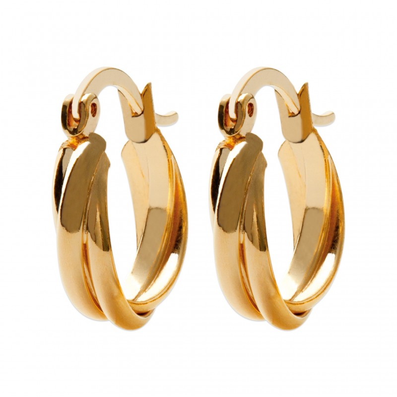 Boucles d'oreilles Coque de Nacre Plaqué Or 750 2609100