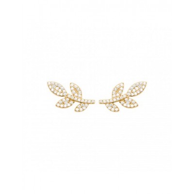 Boucles d'oreilles Coque de Nacre Plaqué Or 750 2569710