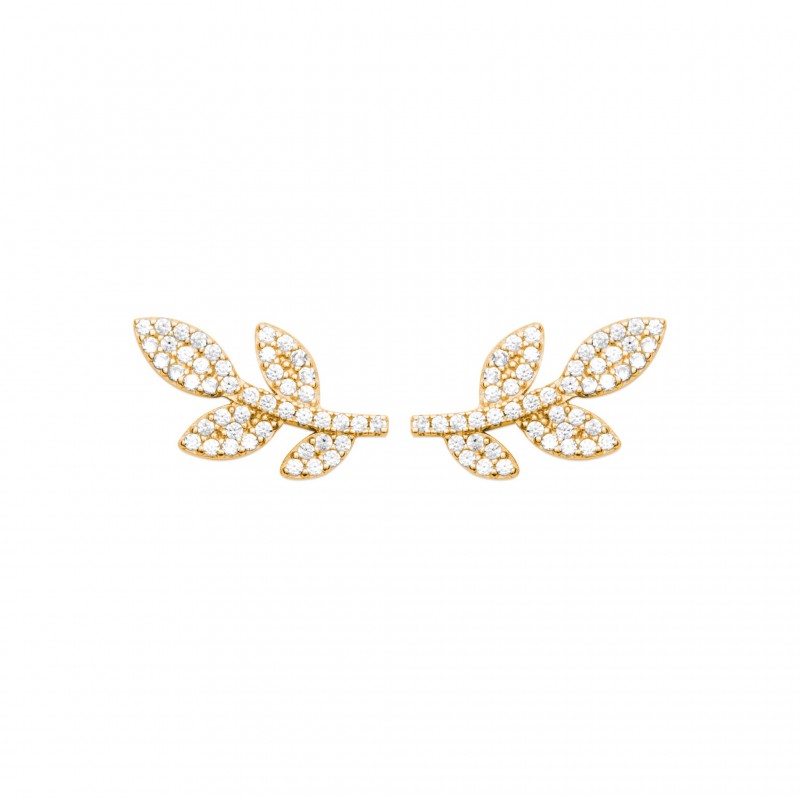 Boucles d'oreilles Coque de Nacre Plaqué Or 750 2569710