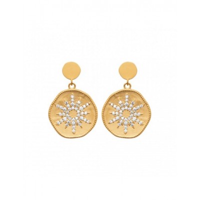 Boucles d'oreilles Coque de Nacre Plaqué Or 2562310