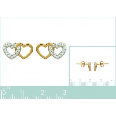 Boucles d'oreilles Coque de Nacre Plaqué Or 750 2362511