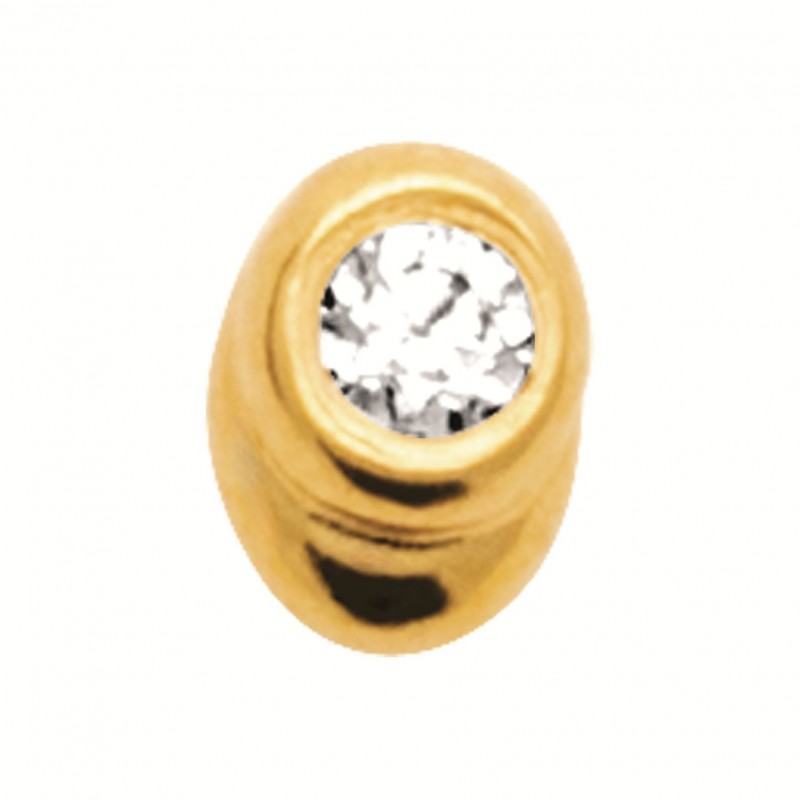 Piercing Coque de Nacre Plaqué Or 750 23074010