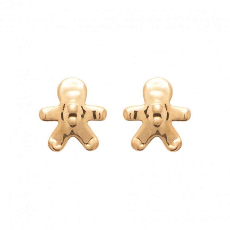 Boucles d'oreilles Coque de Nacre Plaqué Or 750 23070300