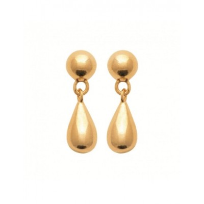 Boucles d'oreilles Coque de Nacre Plaqué Or 750 23069700