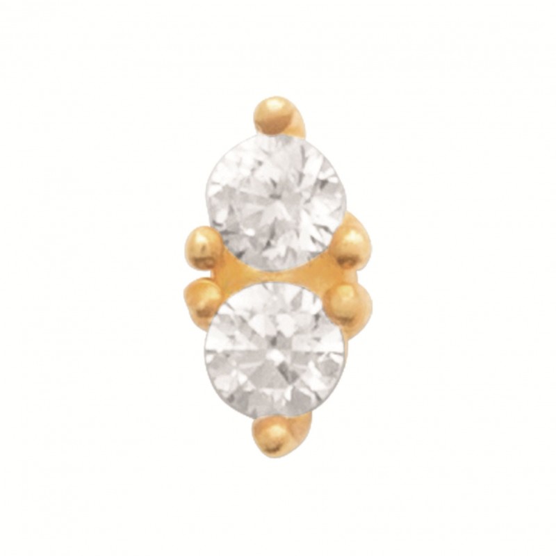 Piercing Coque de Nacre Plaqué Or 23068810