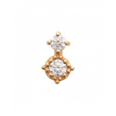 Piercing Coque de Nacre Plaqué Or 750 23067510