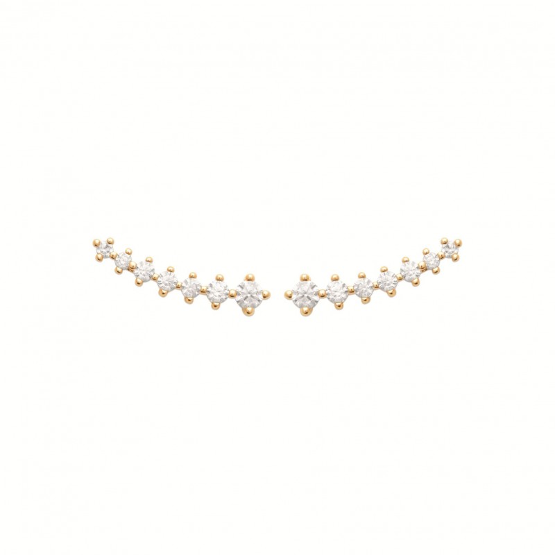 Boucles d'oreilles Coque de Nacre Plaqué Or 750 23065210