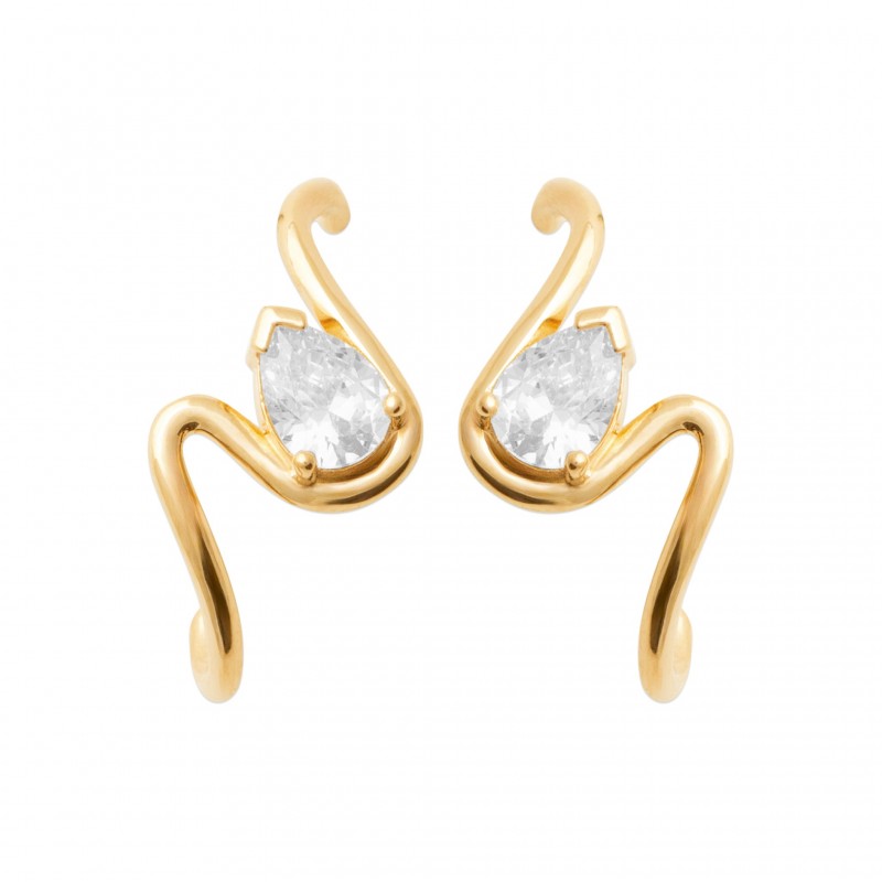 Boucles d'oreilles Coque de Nacre Plaqué Or 750 23064610