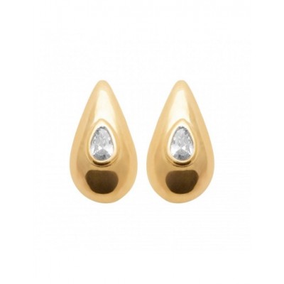 Boucles d'oreilles Coque de Nacre Plaqué Or 750 23064210