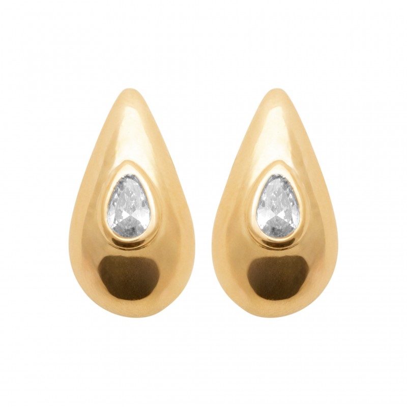 Boucles d'oreilles Coque de Nacre Plaqué Or 750 23064210