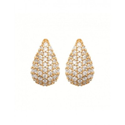 Boucles d'oreilles Coque de Nacre Plaqué Or 750 23064010