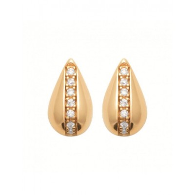 Boucles d'oreilles Coque de Nacre Plaqué Or 750 23063710