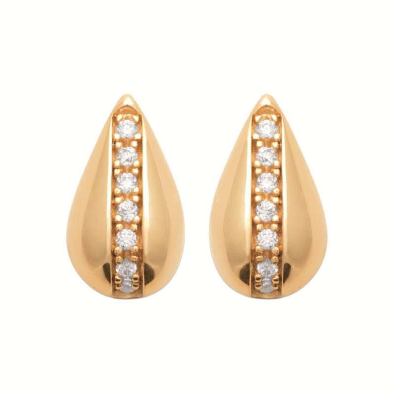 Boucles d'oreilles Coque de Nacre Plaqué Or 750 23063710